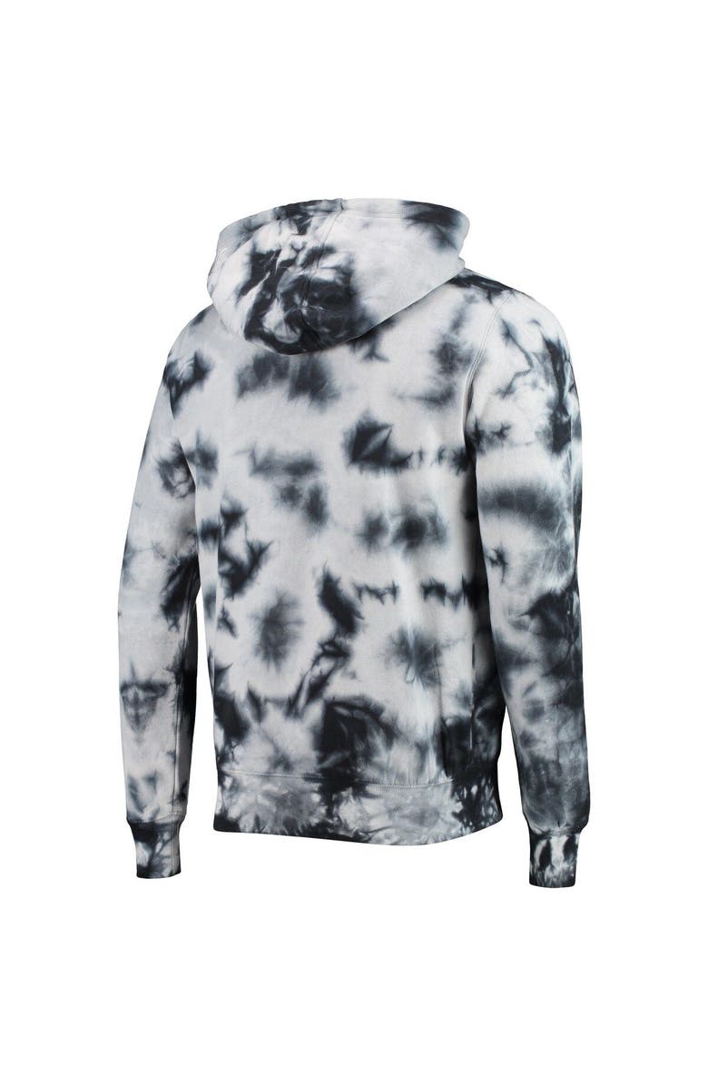 New Era Men's New Era Black Cincinnati Reds Tie-Dye Pullover Hoodie, Alternate, color, 