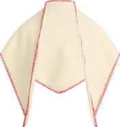 Favorite Daughter Valentine's Embroidered Triangle Scarf