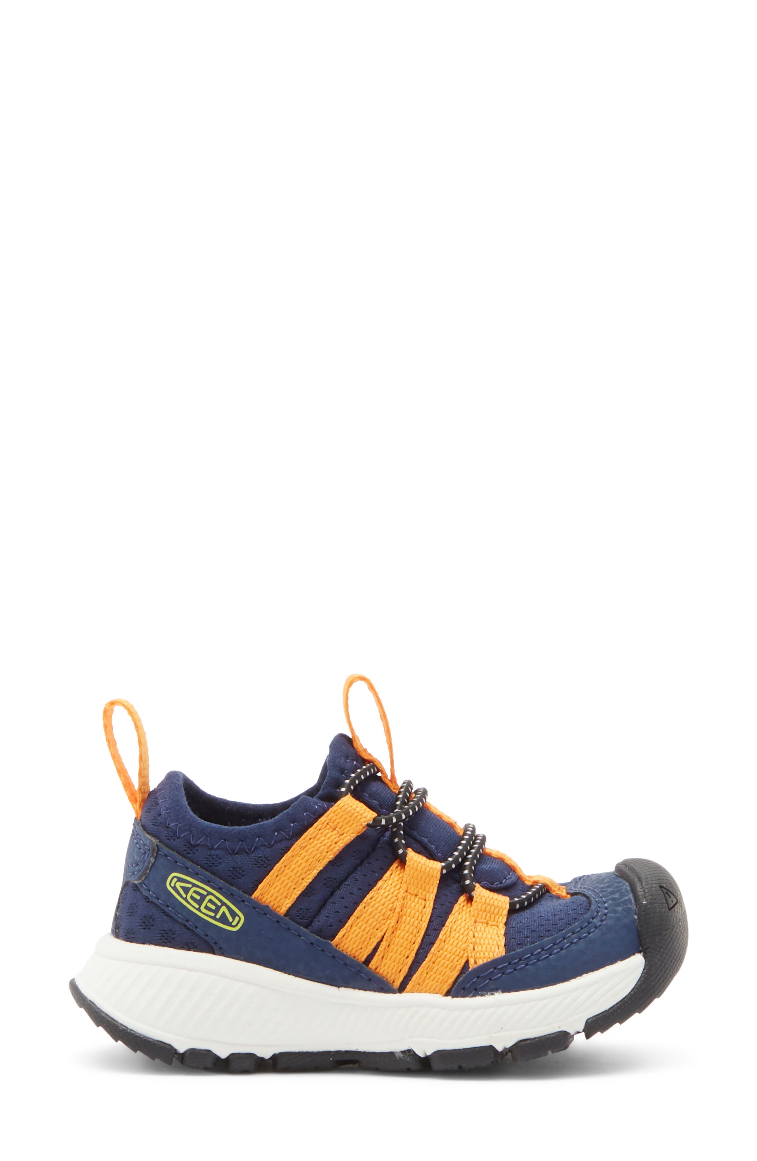 KEEN Kids' Motozoa Sneaker, Alternate, color, Naval Academy/ Bright Marigold