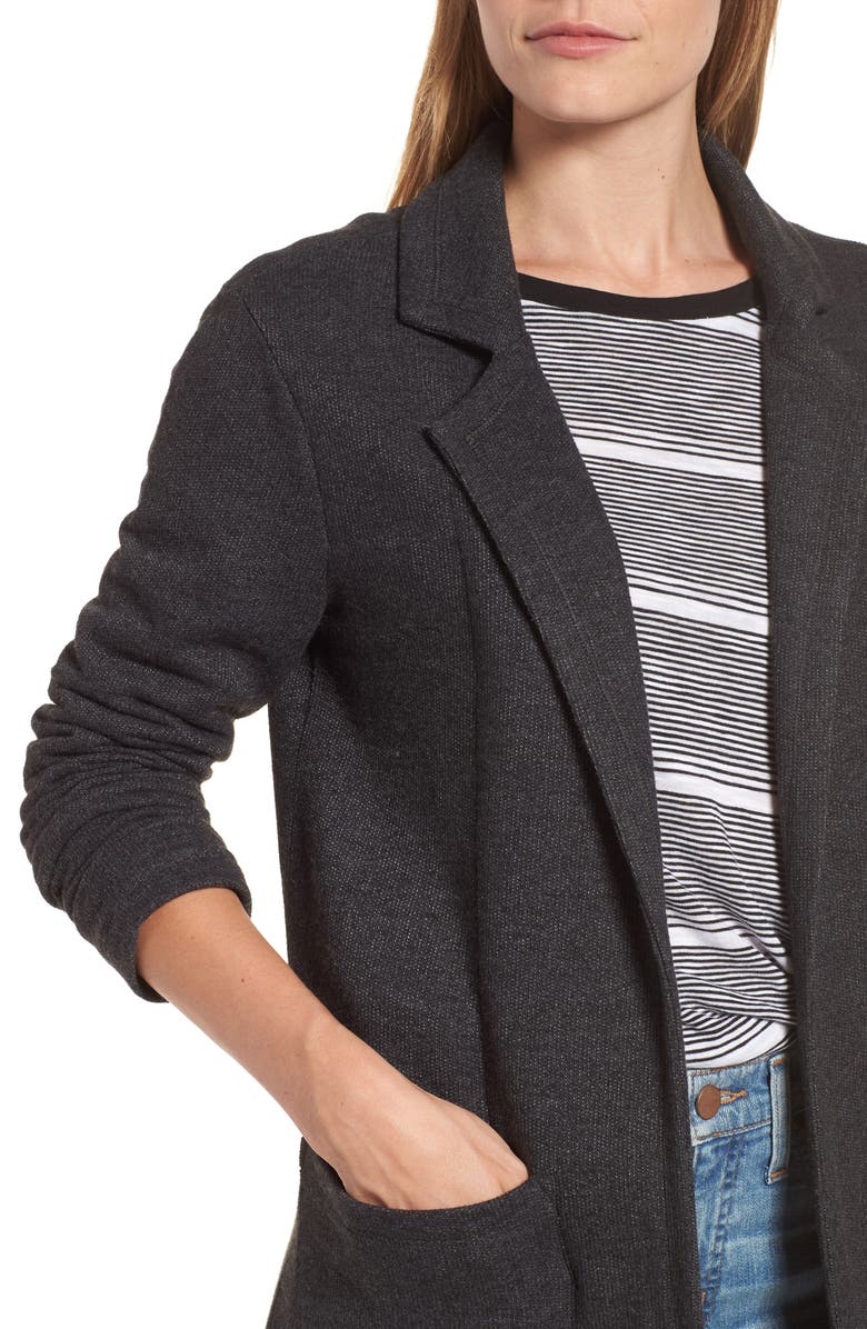 Caslon<sup>®</sup> Cotton Blend Boyfriend Blazer, Alternate, color, 