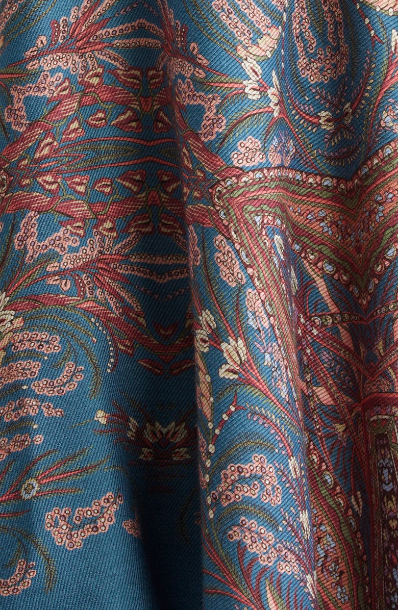 Etro Paisley Print Cape, Alternate, color,