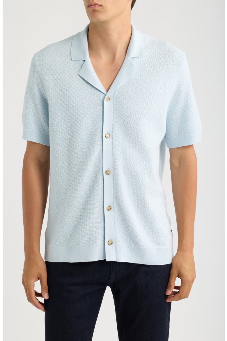 Lomare Camp Shirt, Main, color, OPEN BLUE