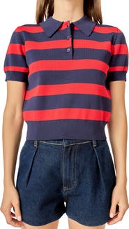 English Factory Striped Polo