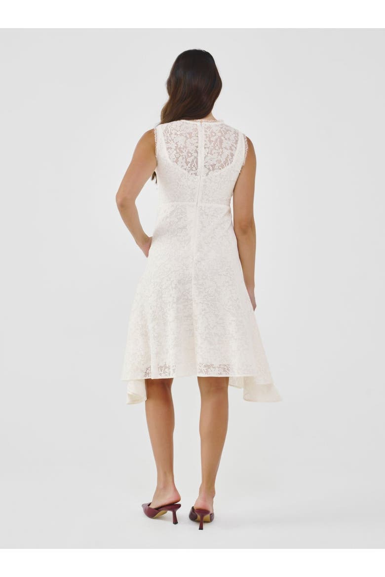 Organic Cotton Lace Dress, Alternate, color, Off-white