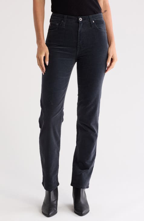 Alexxis Straight Leg Jeans (1 Year Sulfur Black)