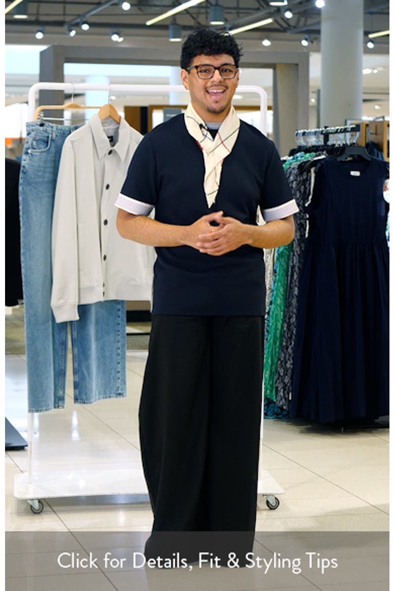 Aries Textured Contrast Cuff T-Shirt video