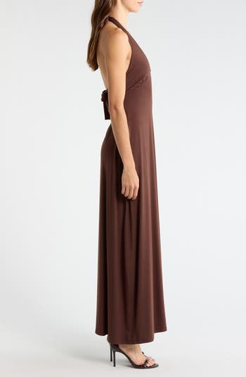 yellow maxi dress summer Jluxlabel Women's Satin Floral Print Maxi Dress main image 0