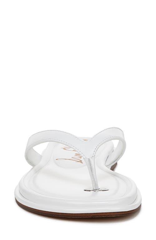 Sam Edelman Remi Flip Flop In Prism White