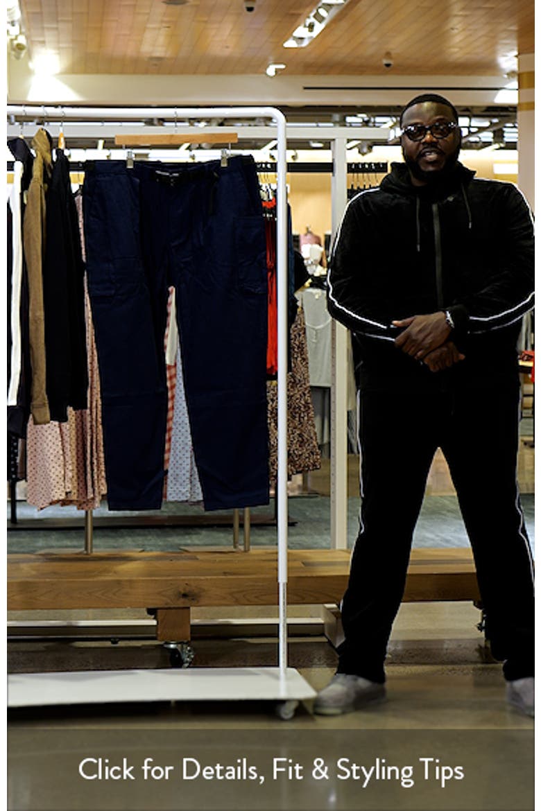 Belted Twill Cargo Pants video