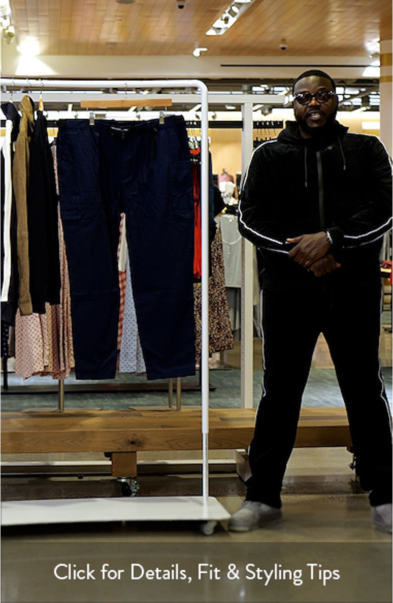 Belted Twill Cargo Pants, sales video thumbnail