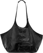 AllSaints Siloh East/West Leather Tote