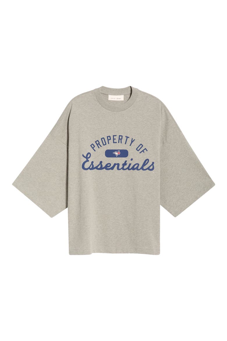 x MLB Blue Jays Cotton Graphic T-Shirt, Main, color, CONCRETE HEATHER