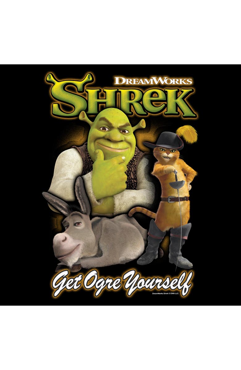 Shrek Men's Shrek Get Ogre Yourself  Graphic T-Shirt, Alternate, color, Black