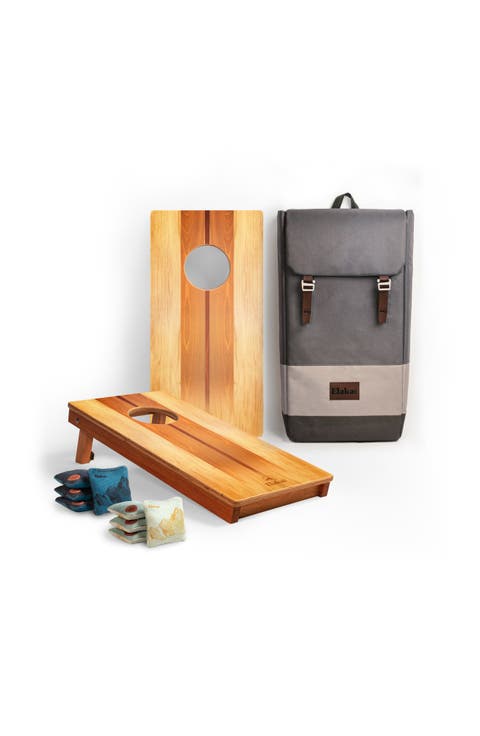 1ft x 2ft Mahogany Pathfinder Cornhole Board Set