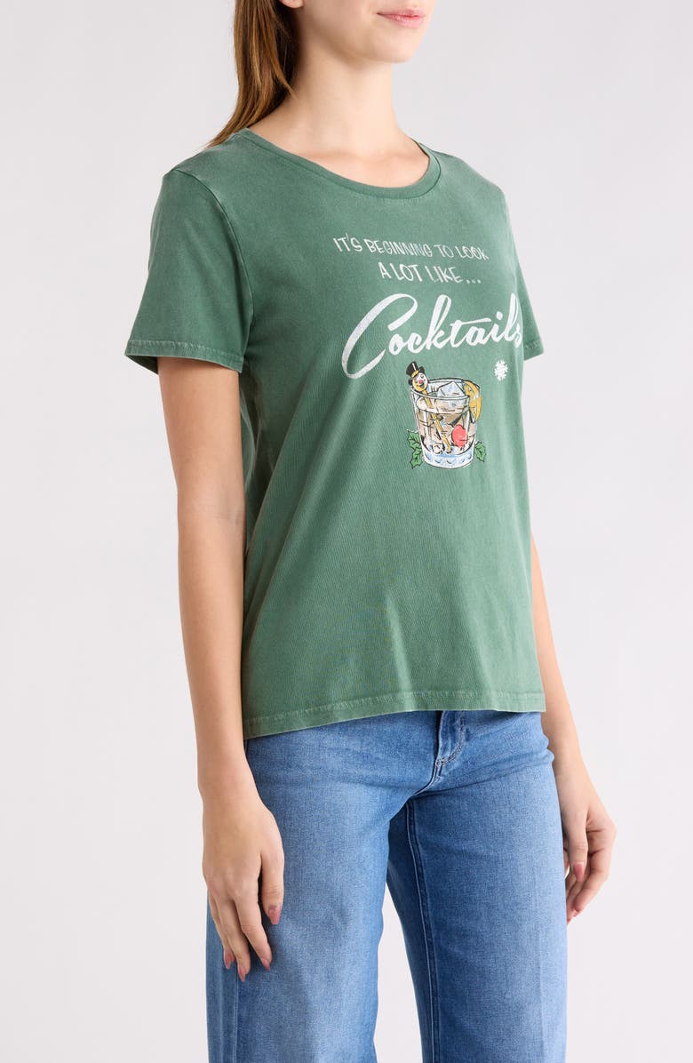 Lucky Brand It’s Beginning to Look a Lot Like Cocktails, Alternate, color, Foliage Green