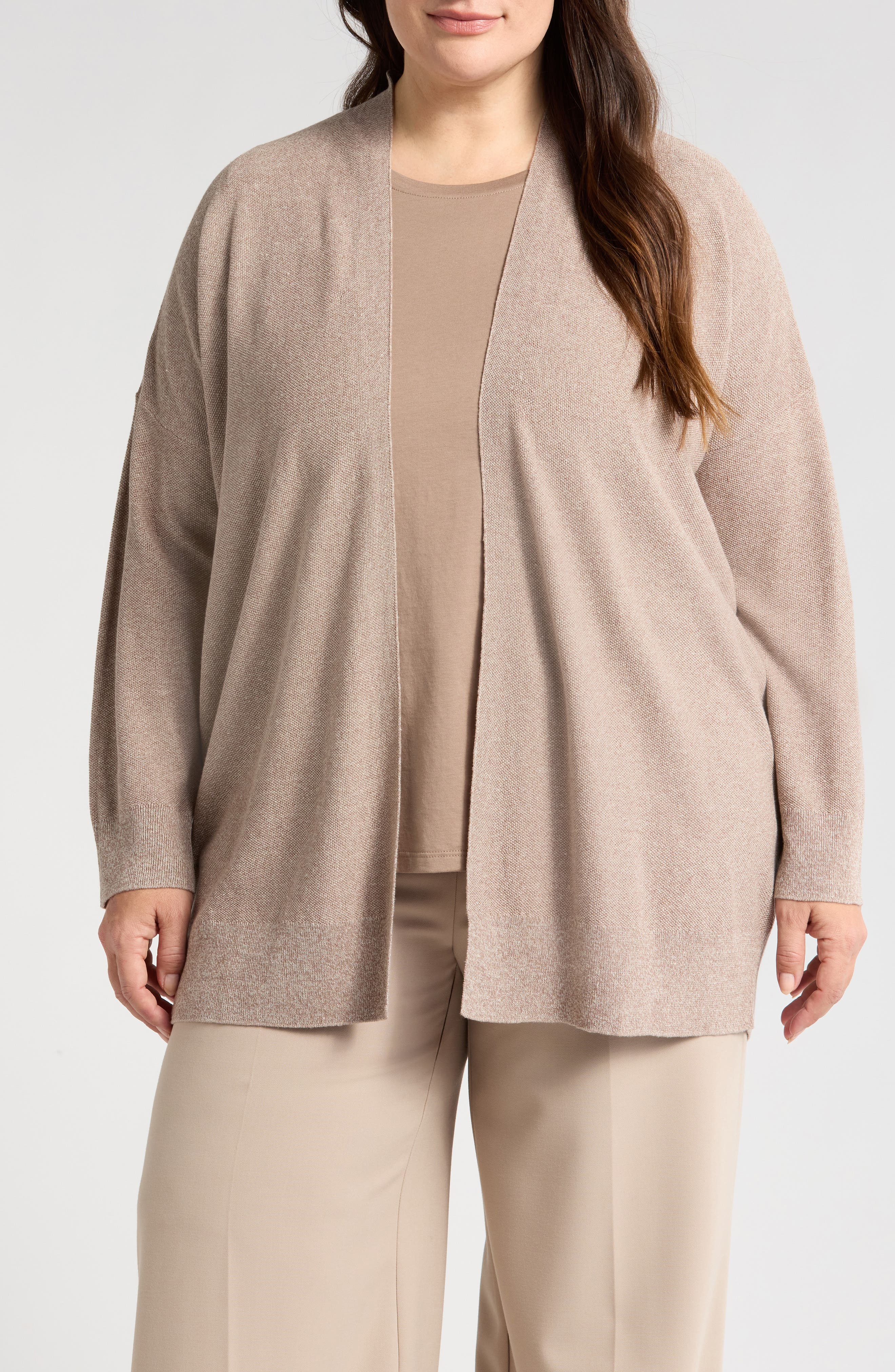 Eileen Fisher Organic Linen & Cotton Cardigan