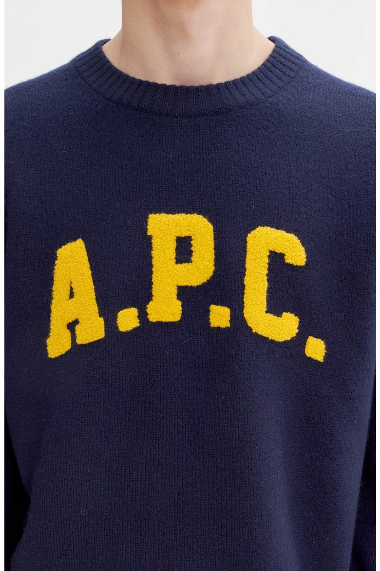Joshua Merino Wool Sweater, Alternate, color, DARK NAVY