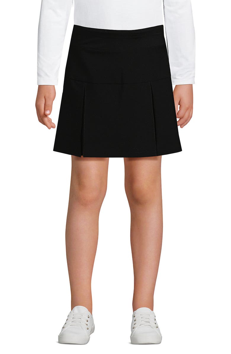Lands' End School Uniform Girls Performance Pleated Skort Above the Knee, Main, color,