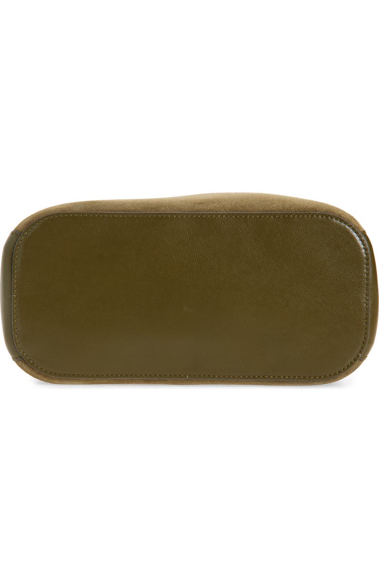 Anya Hindmarch Ringo Suede North/South Shoulder Bag, Alternate, color, Bonsai