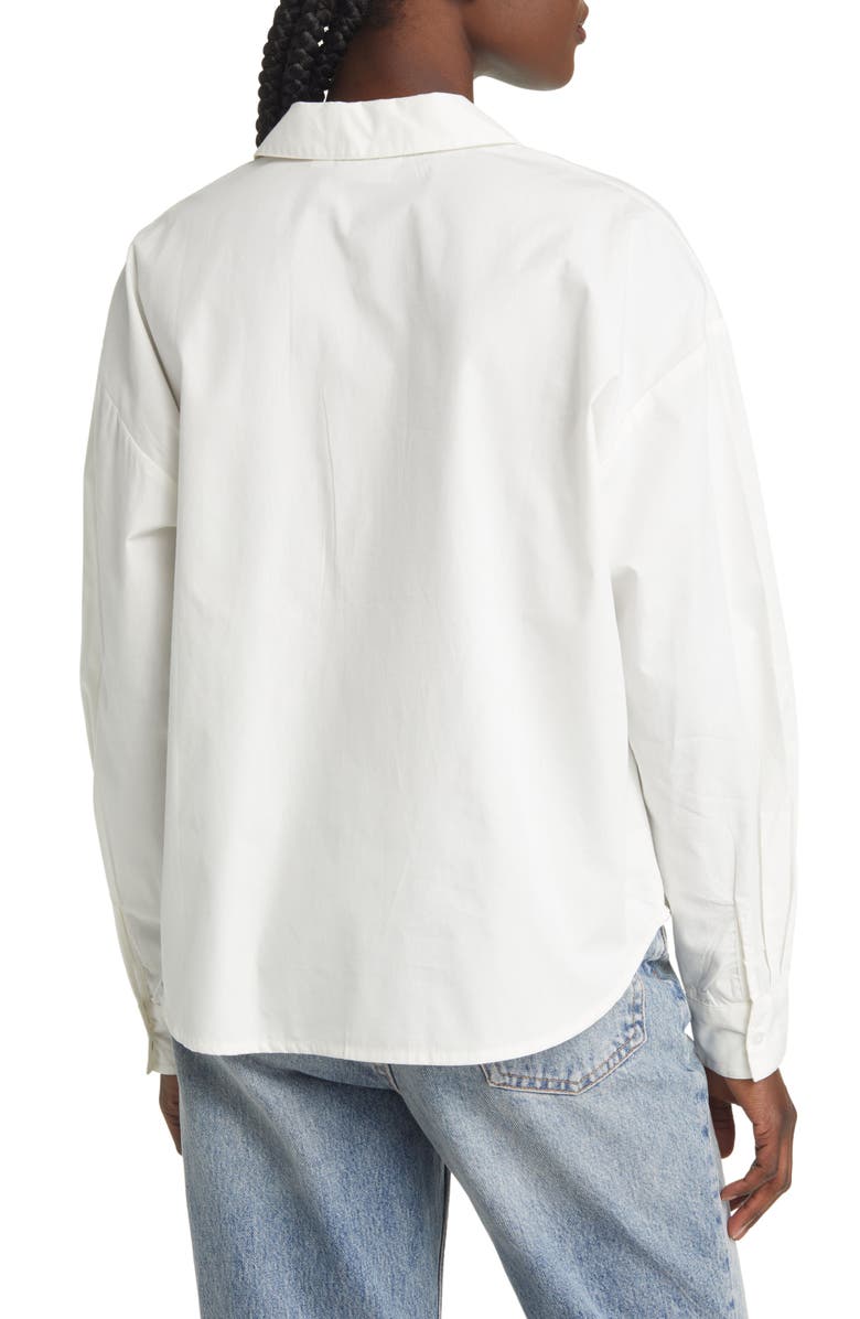 AWARE by VERO MODA Avery Cotton Shirt, Alternate, color, 