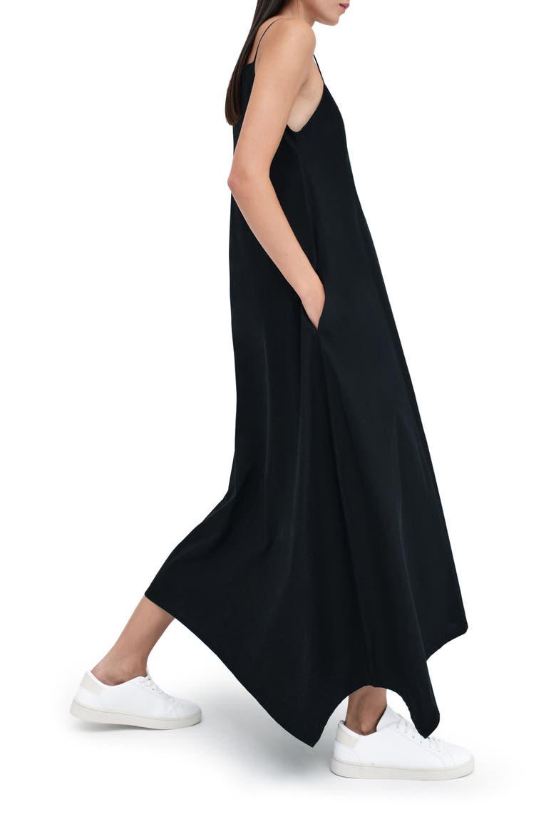 Pelham Cotton Poplin Dress, Alternate, color, BLACK