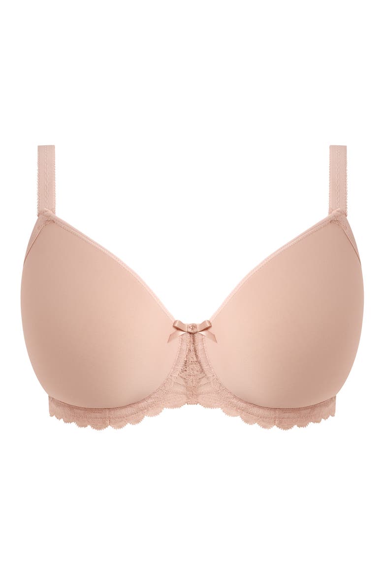 Quinn Underwire Molded Spacer Bra, Alternate, color, CAMEO