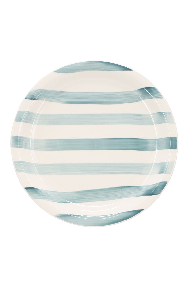 Kenwood Shores 12 Piece Stoneware Dinnerware Set, Alternate, color, Blue