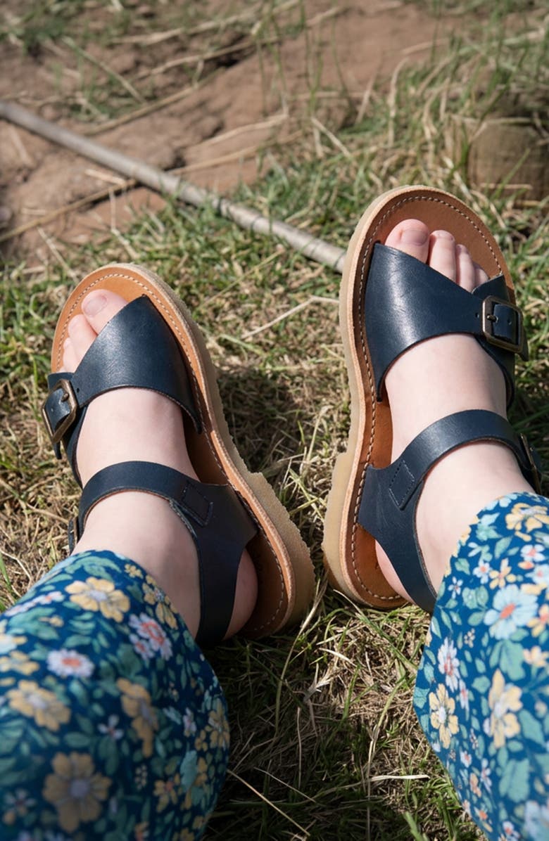 Young Soles Sonny Sandal, Alternate, color, Navy