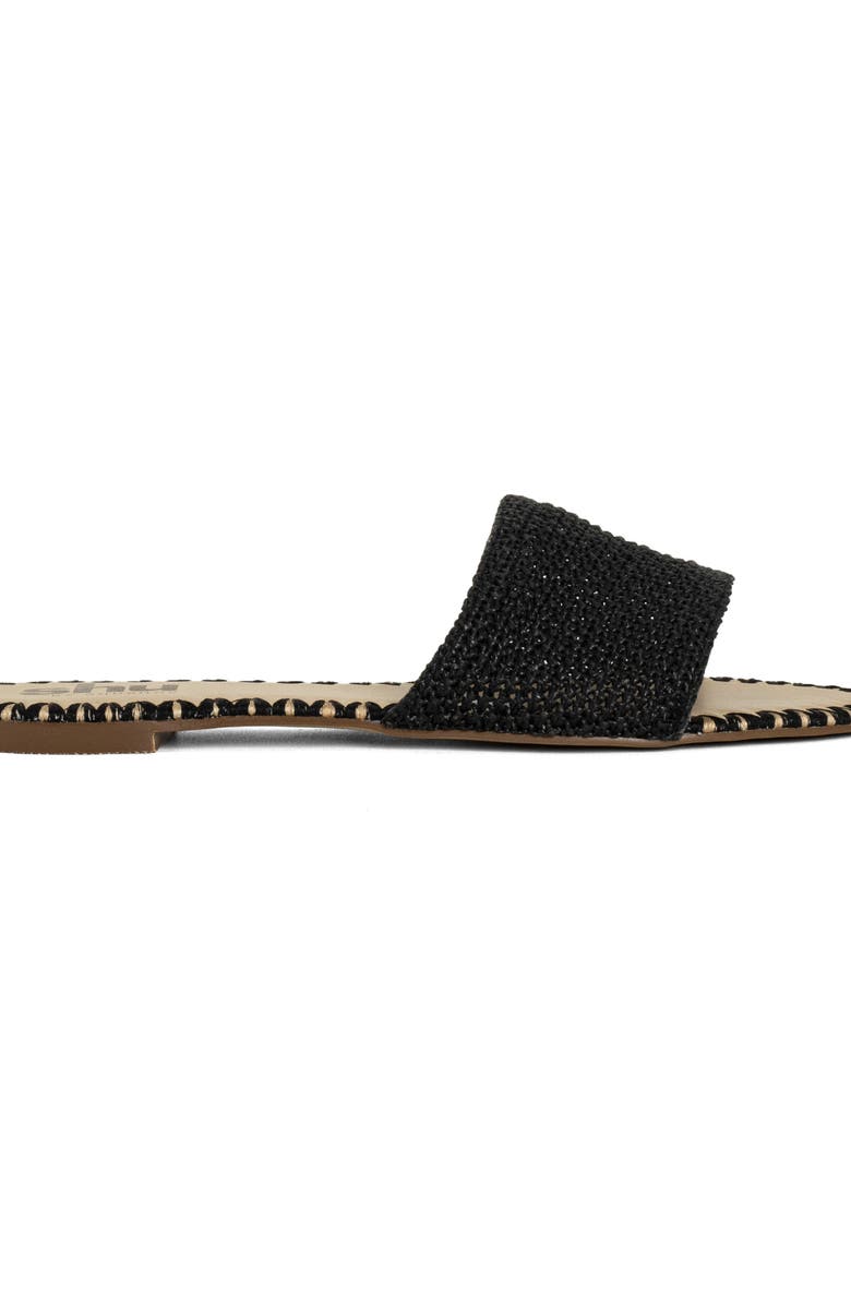 SHUSHOP Dixie Slide Sandal, Alternate, color, Black