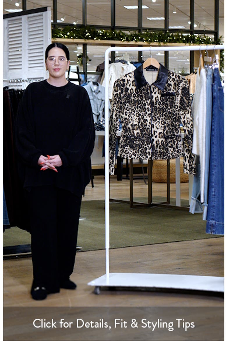 Soho Leopard Print Jacket video