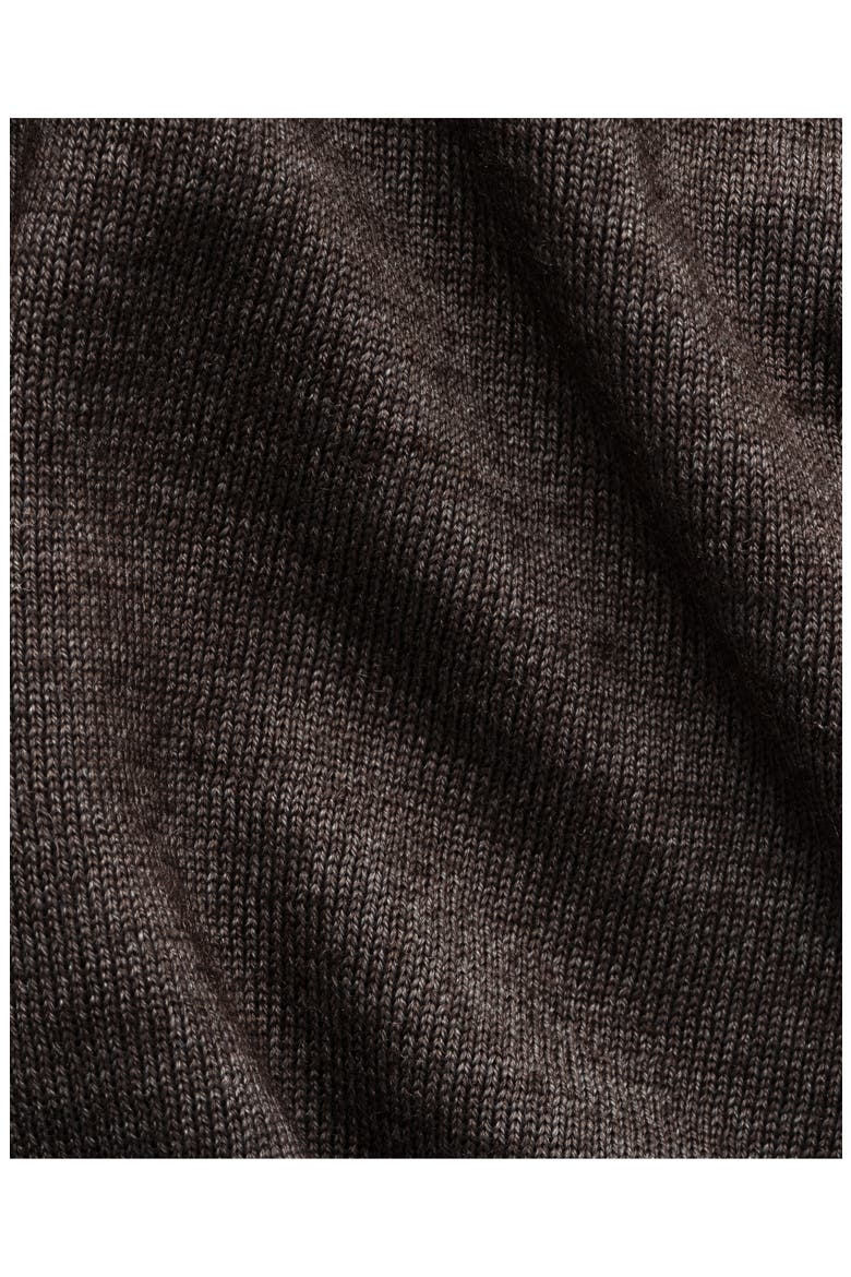 Merino Wool Turtleneck Sweater, Alternate, color, MEDIUM BROWN