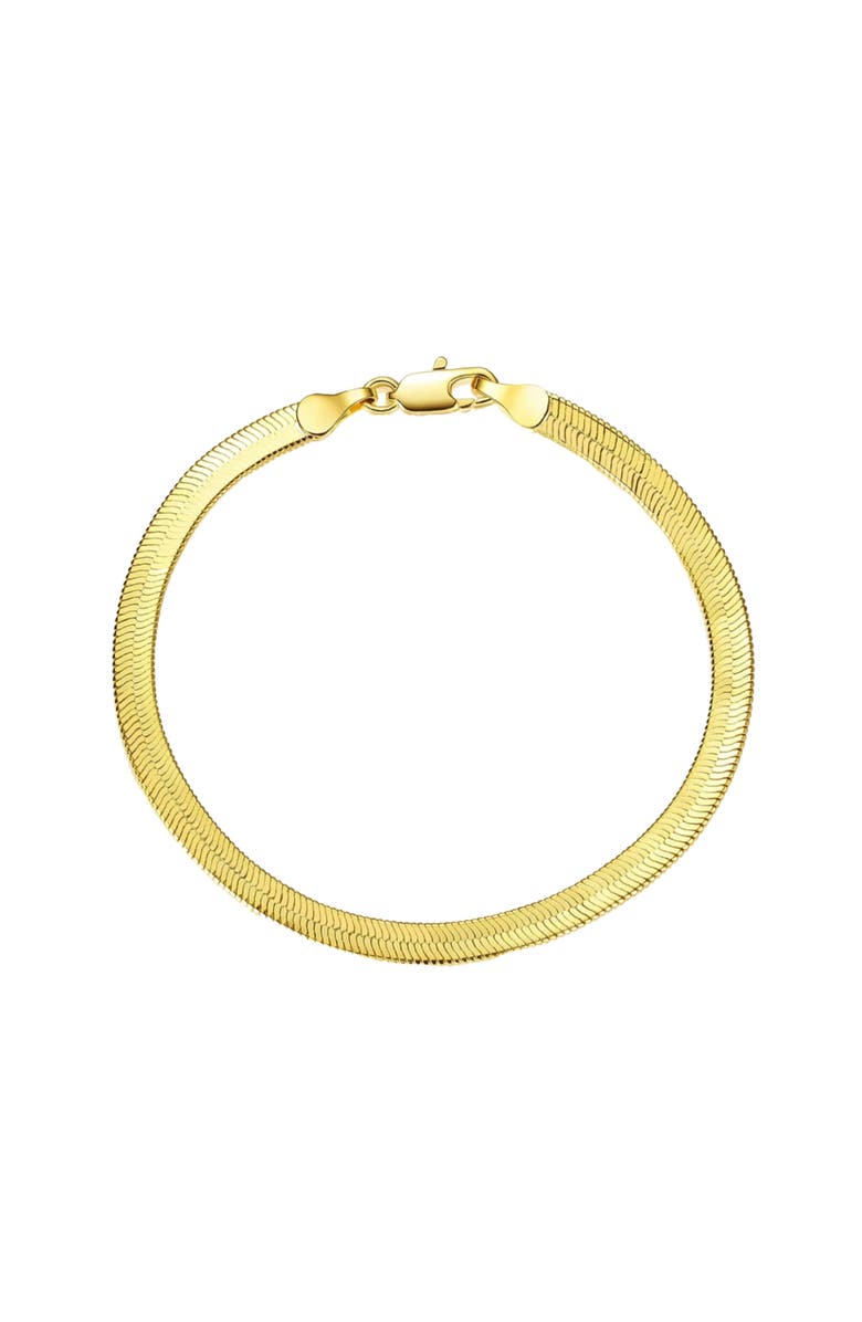 Donatello Gian Sterling Silver Flat Bracelet, Alternate, color, Silver