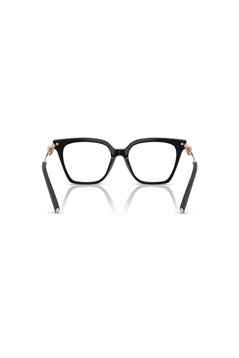 53mm Square optical glasses, Alternate, color, Black
