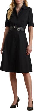 Lauren Ralph Lauren Belted Shirtdress