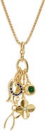 ROXANNE ASSOULIN The Buona Fortuna Charm Pendant Necklace