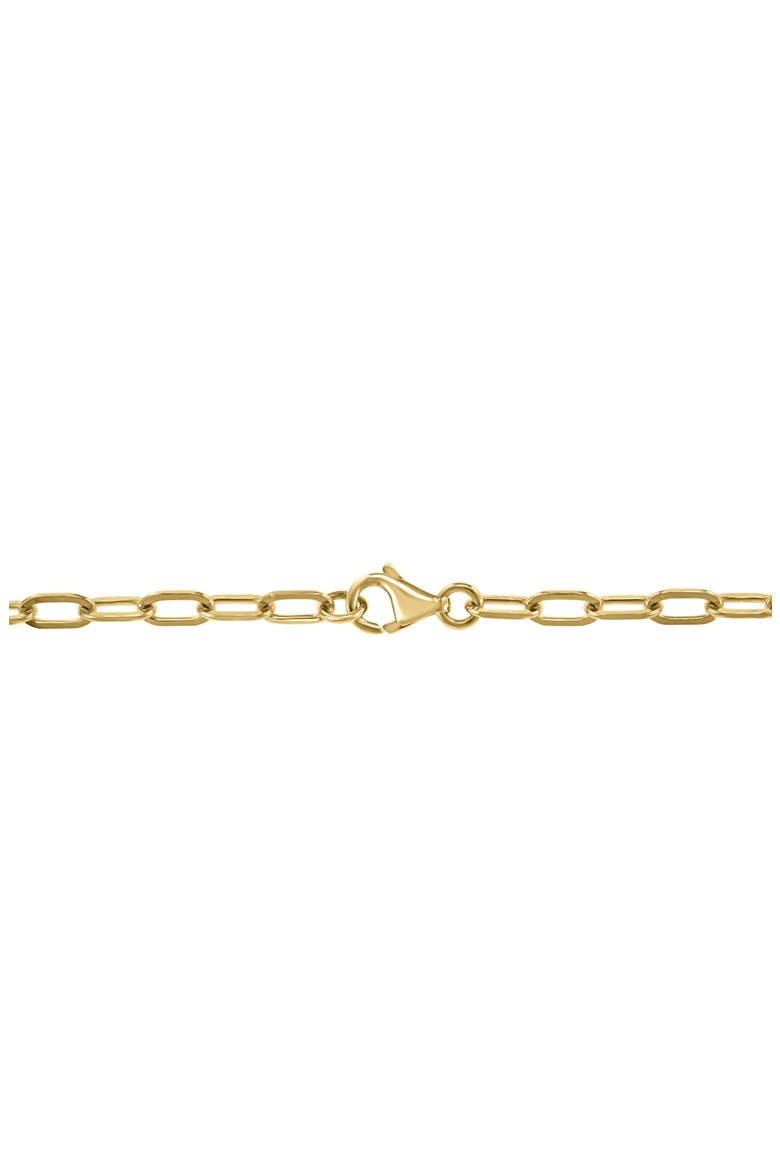 18k Gold Plated Sterling Silver Diamond Pendant Necklace, Alternate, color, BLACK