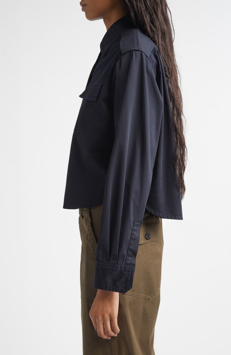 A.L.C. Nico Button-Up Shirt, Alternate, color, Deep Navy