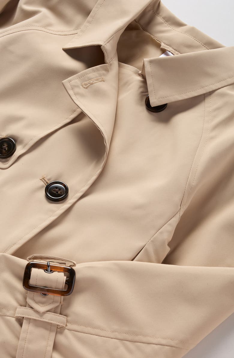 Nordstrom Kids' Crop Trench, Alternate, color, Tan Sand Dollar