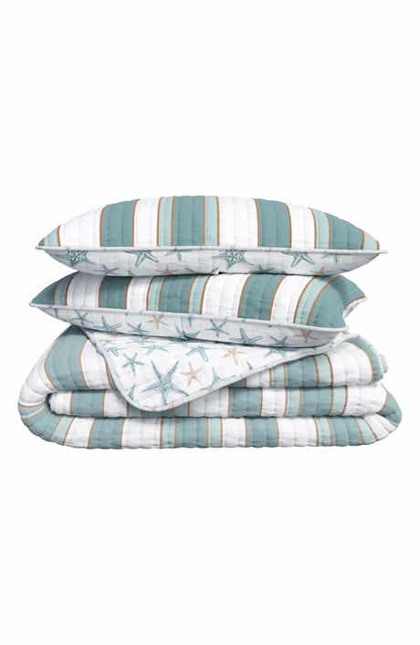 Coastal Stripe 3-Piece Quilt Set