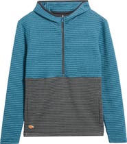 johnnie-O Werner Rib Colorblock Half Zip Hoodie
