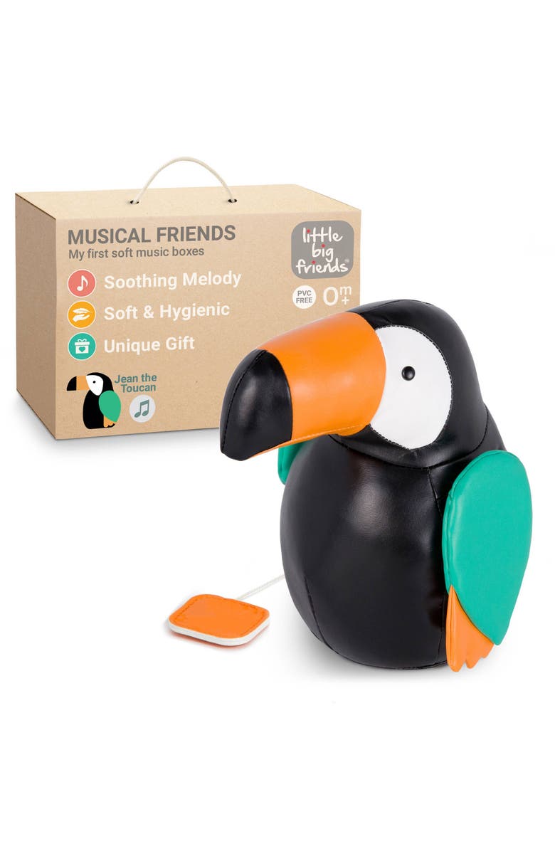 Little Big Friends Musical Animals - Toucan, Plush Baby Music Box, Nursery Toy, Alternate, color, Multicolor