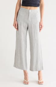 Young, Fabulous & Broke Marlie Rail Road Stripe Crop Pants