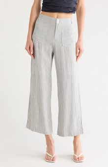 Young, Fabulous & Broke Marlie Rail Road Stripe Crop Pants