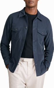 Reiss Kai Cotton Shirt Jacket
