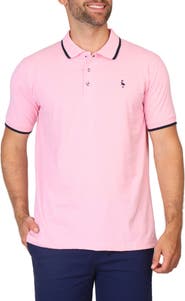 TailorByrd Micro Tipped Jersey Knit Polo