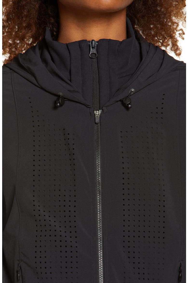 Women's Improvise 2-in-1 Full Zip Hoodie, Alternate, color, BLACK