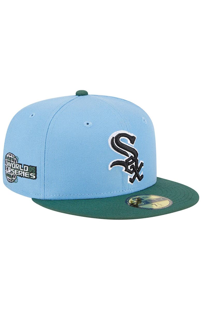 New Era Men's New Era Sky Blue/Cilantro Chicago White Sox 2005 World Series 59FIFTY Fitted Hat, Main, color, Light Blue