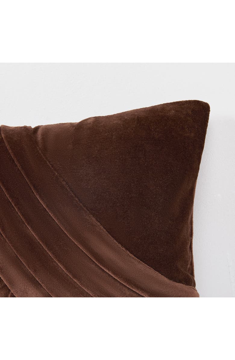 Chuks Collins x Lush Decor Shitake Pillow Cover, Alternate, color, Brown