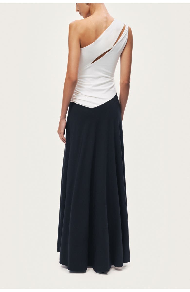 Nocturne One-Shoulder Contrast Maxi Dress, Alternate, color, Multi-Colored