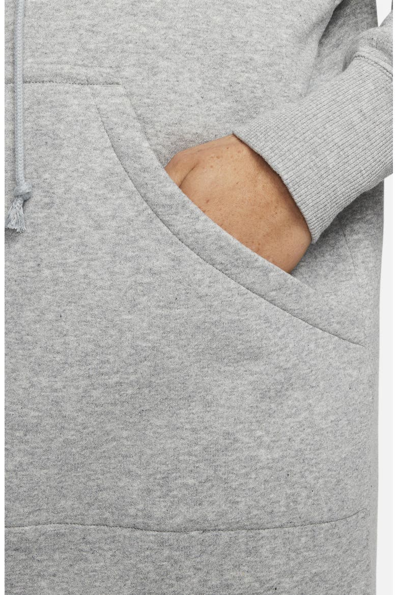 Sportswear Phoenix Long Zip Hoodie, Alternate, color, DARK GREY HEATHER/ SAIL